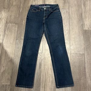 EUC NYDJ Marilyn Straight Blue Jeans - 10